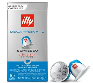 50 capsules compatible with Nespresso* Original Classic Roast Decaffeinated - ILLY
