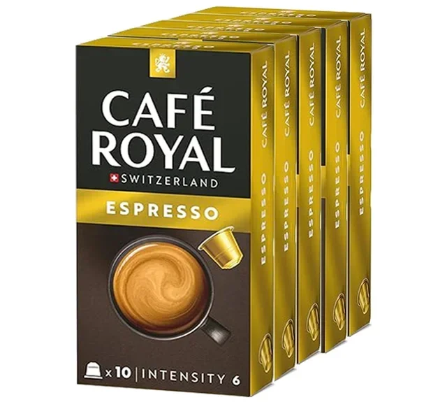 50 CAFÉ ROYAL капсула компатибилних са Nespresso* Original Espresso
