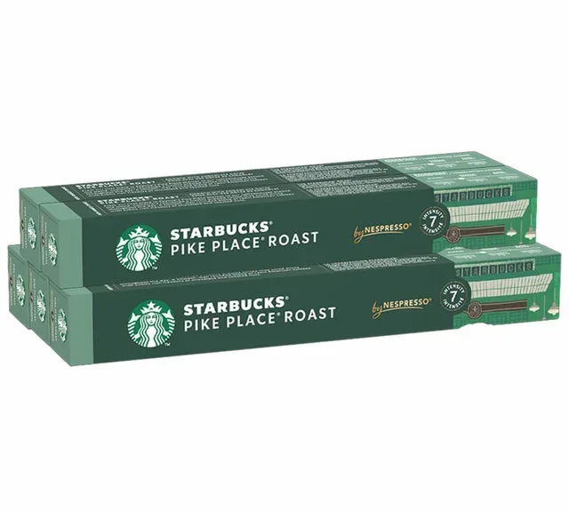 50 Capsules Compatible with Nespresso* Original Pike Place - STARBUCKS