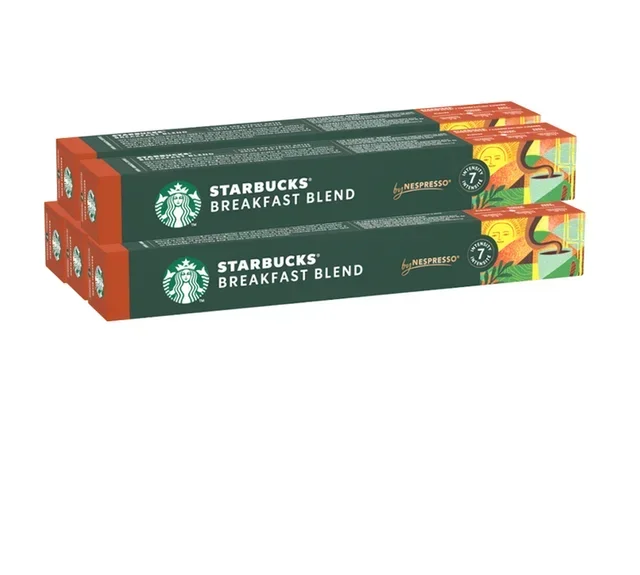 STARBUCKS 50 kapsler kompatibel Nespresso* Original Breakfast Blend