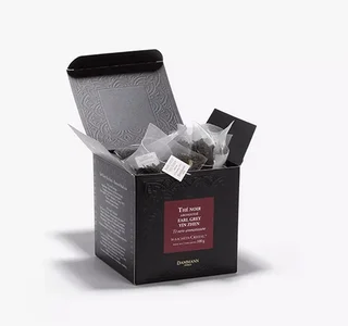 50 Cristal Zakjes Zwarte Thee Earl Grey Yin Zhen - DAMMANN FRÈRES