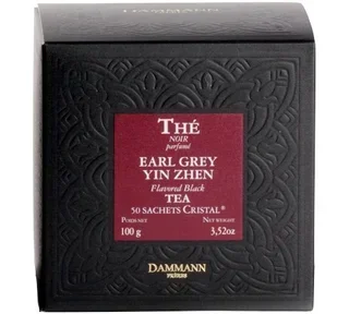 50 Bustine Cristal Tè Nero Earl Grey Yin Zhen - DAMMANN FRÈRES