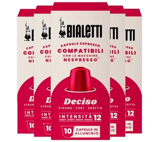 50 Deciso Capsules Nespresso* Original Compatible - BIALETTI