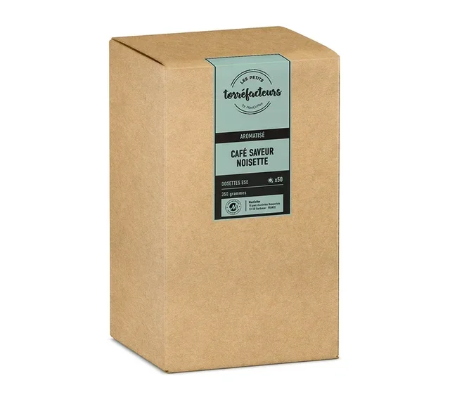 50 ESE flavored Hazelnut pods for professionals - LES PETITS TORREFACTEURS