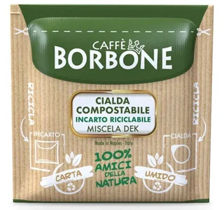 50 ESE pods - Miscela Dek - CAFFE BORBONE