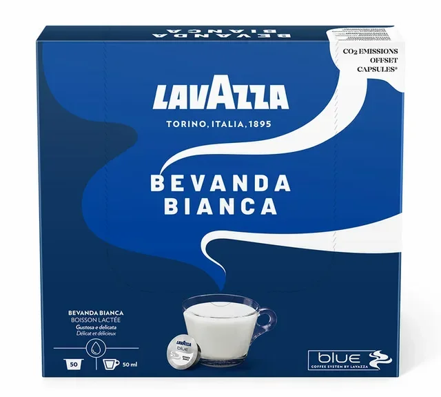 50 Capsule LAVAZZA BLUE - Miscela di Latte in Polvere Zuccherato