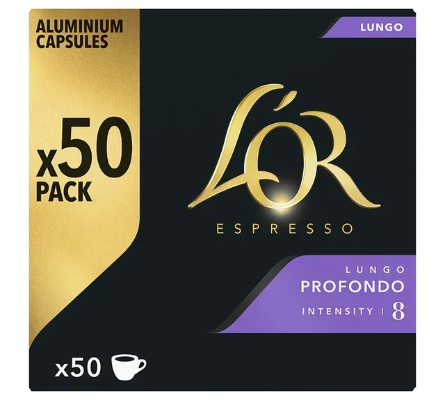 50 L'OR ESPRESSO Lungo Profond Capsules Compatible Nespresso* Original