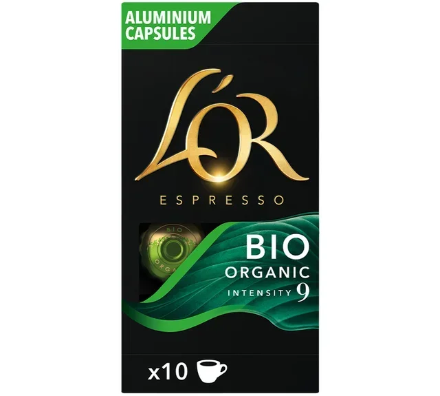 50 L'OR ESPRESSO Organic Intense Bio Capsules for Nespresso* Original