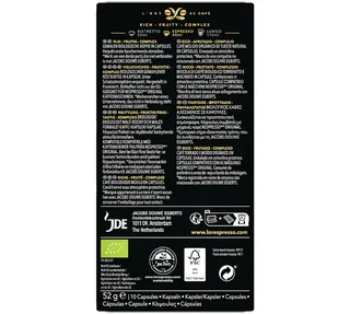 50 L'OR ESPRESSO Organic Intense Bio Capsules for Nespresso* Original