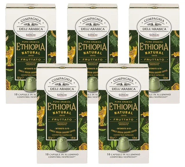 50 stk kapsler for Nespresso* Original, Harenna Wild Forest Etiopia – CORSINI