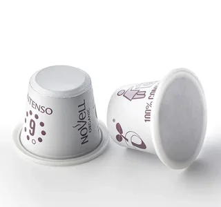 50 cápsulas compatibles con Nespresso*, variedad Intenso Bio – NOVELL.