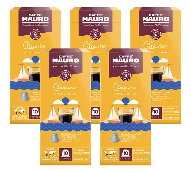 50 Kapsułek Zgodnych Nespresso* Original Classico - CAFFE MAURO