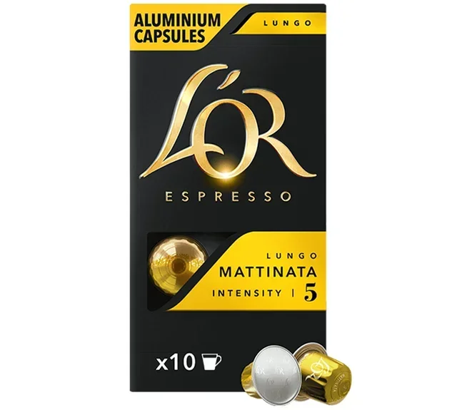 L'OR ESPRESSO Mattinata – 50 капсула за Nespresso* Original Lungo апарате