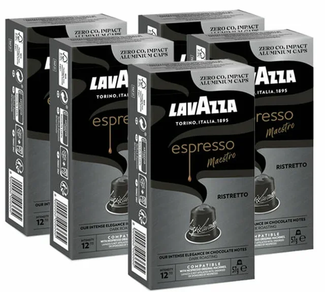 50 Κάψουλες Lavazza Ristretto Συμβατές με Nespresso* Original