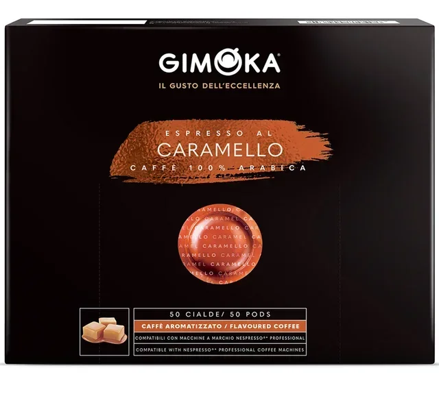 50 Nespresso* Pro Yhteensopivia Kapseleita Karamelli – GIMOKA