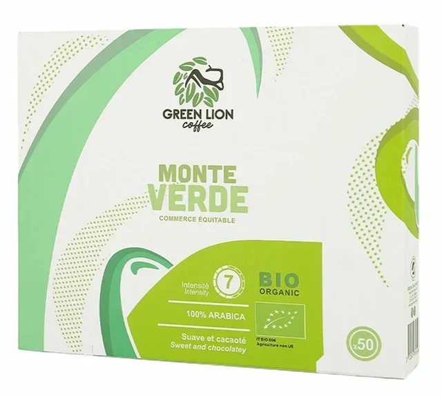50 Capsule Nespresso* Pro Monte Verde Bio Fair Trade – GREEN LION COFFEE
