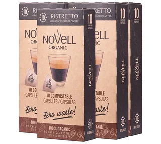50 NOVELL капсула Ristretto Bio, компатибилне са Nespresso* апаратима, за професионалце