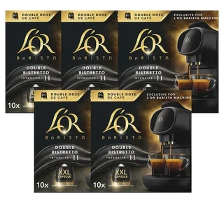 50 капсули XXL Double Ristretto – интензитет 11 – L'Or Barista.