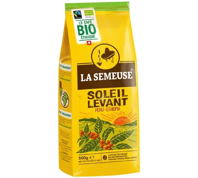 500 g - Coffee beans - Organic Rising Sun - Fairtrade - LA SEMEUSE