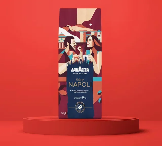 500 g - Coffee beans - Tales of Roma and Tales of Napoli Pack - LAVAZZA
