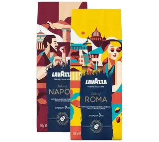 500 g - Coffee beans - Tales of Roma and Tales of Napoli Pack - LAVAZZA