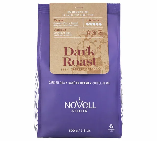 500 g - Whole Bean Coffee - Atelier Dark House Organic - CAFÉS NOVELL