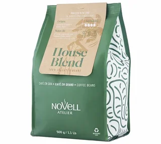 CAFÉS NOVELL Atelier House Blend - Κόκκοι καφέ 500γ