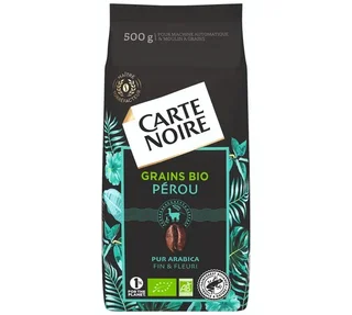 500 g - Whole Bean - Organic Peru Coffee - BLACK CARD