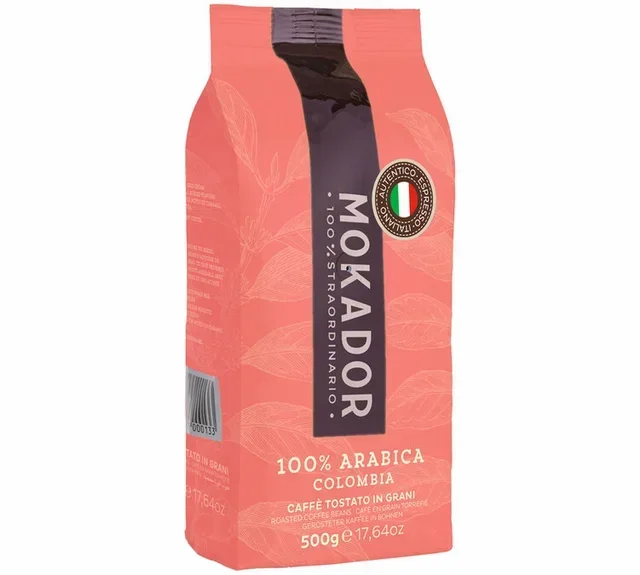 500g - Mokador Castellari Kolumbien Kaffeebohnen für Profis