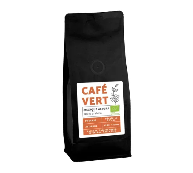 500g - Organic Green Coffee Mexico Altura Region Water-Decaffeinated Sueno