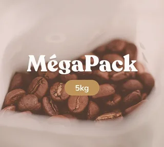 Megapack Kawa w ziarnach 5kg (700 filiżanek) - ekonomiczne rozwiązanie