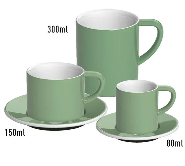 6 Tazas y platillos de espresso Bond 8 cl Rojo - Loveramics