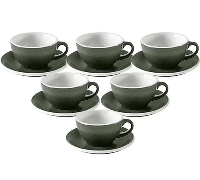 Loveramics Forest комплект от 6 чаши за капучино с блюдца 200 мл