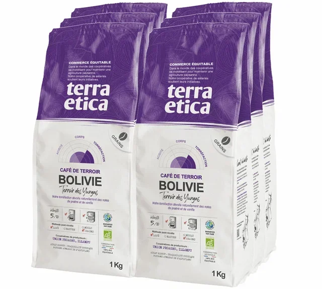 Terra Etica Bolivija 6kg organska kafa u zrnu - Profesionalna upotreba