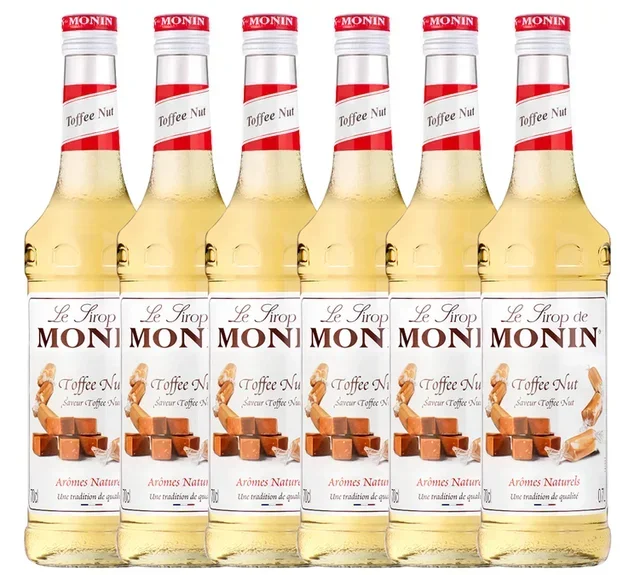 6-Pack Monin Toffee Nut Syrup - 70 cl