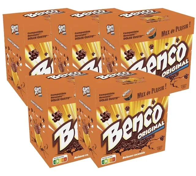 60 Benco Chocolate Capsules for Nescafé* Dolce Gusto* Machines