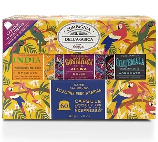 60 капсула компатибилних са Nespresso* Original - CORSINI Поклон кутија Pure Origin