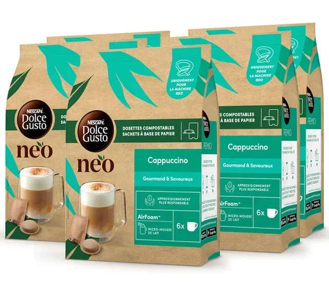 60 db Dolce Gusto® Neo kapszula – Cappuccino – NEO BY NESCAFÉ® DOLCE GUSTO®