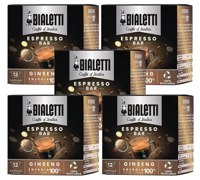 60 капсула „Mokespresso Caffè Ginseng“ – „BIALETTI“