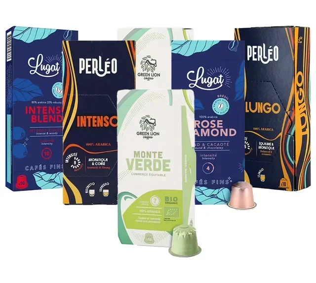 60 Cápsulas Compatibles Nespresso* Original - Pack Degustación 100%