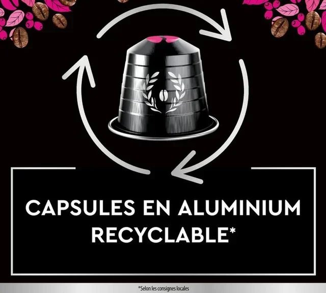 60 Nespresso* Original Compatible Capsules - Intense Espresso No.9 - CARTE NOIRE