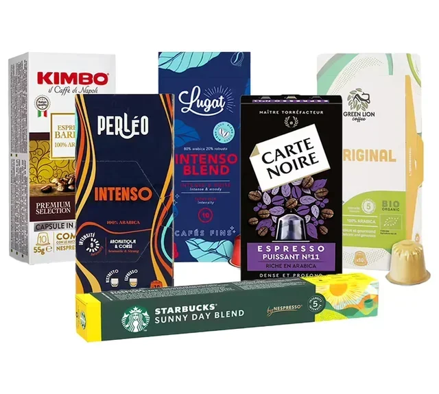 Pack 60 capsules Nespresso* Original aux arômes naturels – Dégustation variée