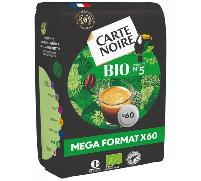 60 kpl luomu kahvikapseleita – CARTE NOIRE