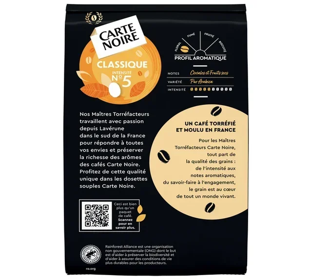 60 soft pods n°5 Classic Coffee - CARTE NOIRE