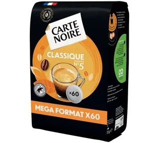 60 cápsulas blandas n.º 5, Café Clásico – CARTE NOIRE.
