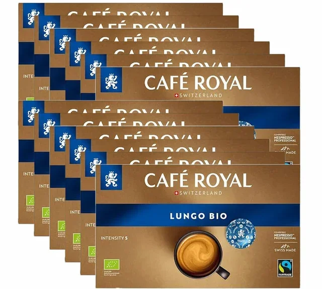 600 Nespresso* Pro Espresso Lungo Bio-kapslar - Fairtrade - CAFE ROYAL