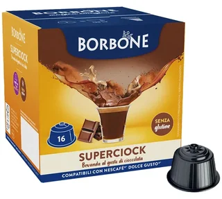 64 cápsulas compatibles con Nescafé* Dolce Gusto* Superciock – CAFFE BORBONE