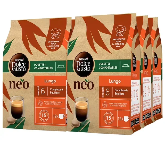 72 db Dolce Gusto Neo kapszula – Lungo – NEO BY NESCAFE® DOLCE GUSTO®