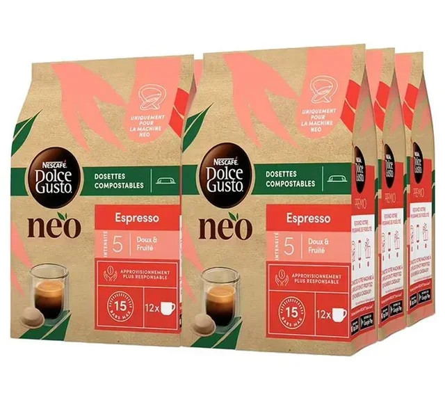 72 db Dolce Gusto® Neo Espresso Kapszula Szett – NEO BY NESCAFÉ® DOLCE GUSTO®