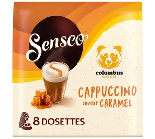 8 Cápsulas Columbus Senseo – Capuchino Caramelo – SENSEO